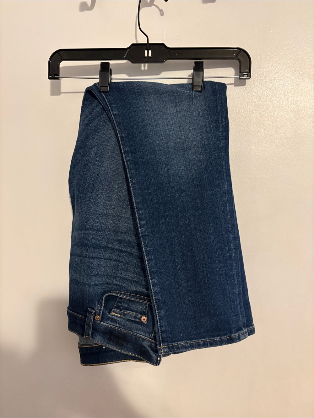 7 For All Mankind Josefina Button Fly Boyfriend Slim Fit Jeans 27 - Picture 6 of 10
